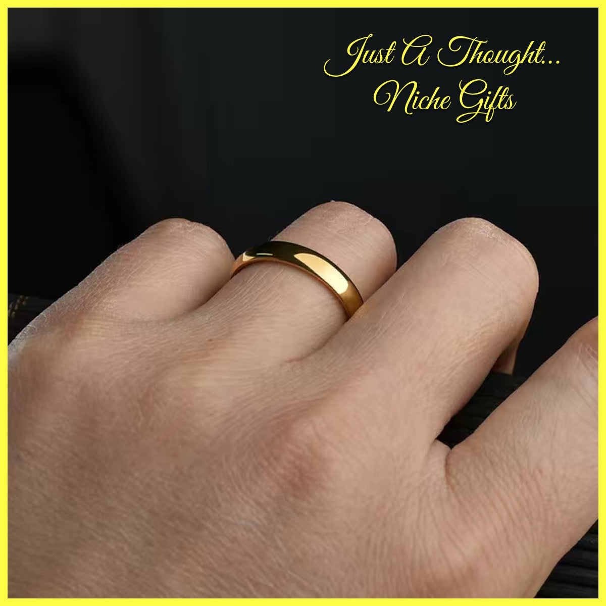 Antique Gold/Silver Wedding Band Ring