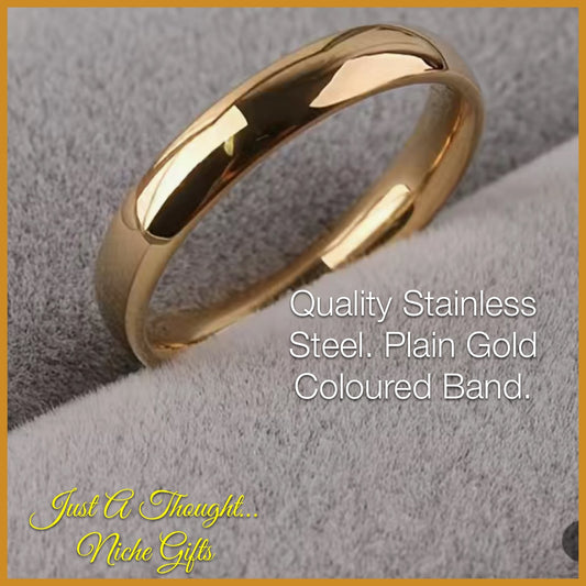 Antique Gold/Silver Wedding Band Ring