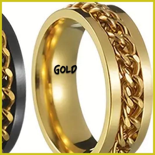 Rope Spinner Anxiety Ring