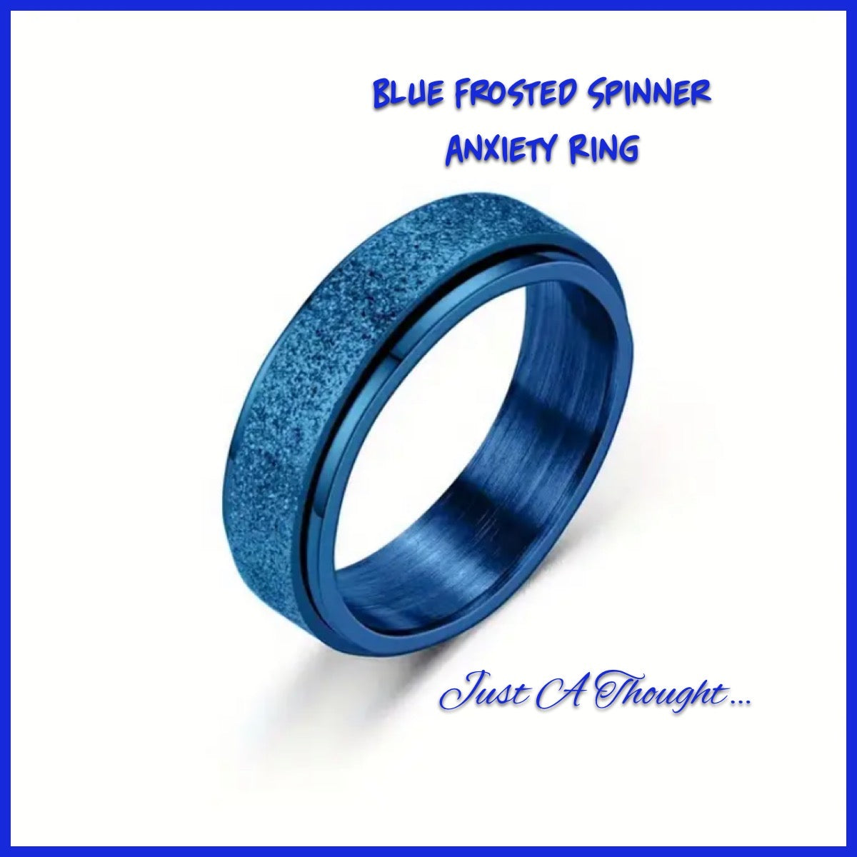 Frosted Anxiety Spinner Ring