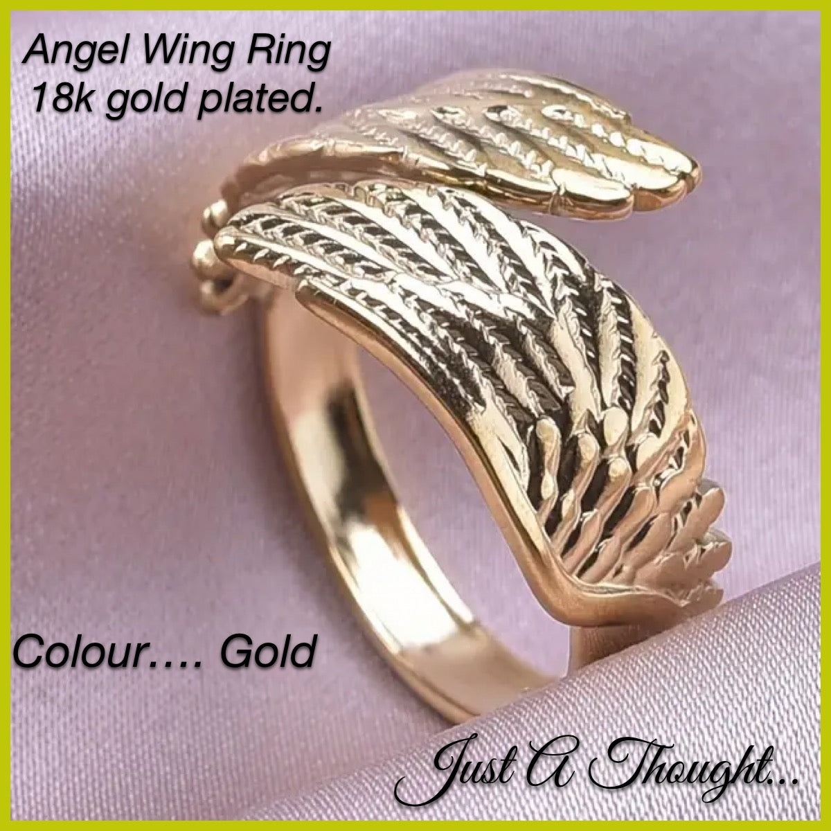 Wrap Around Angel Ring