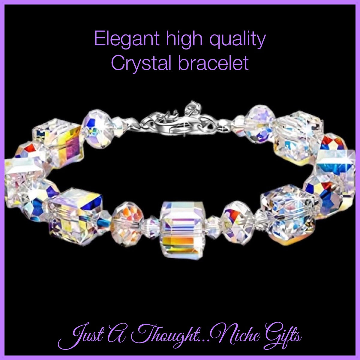 Bracelet & Earring Iridescent Set