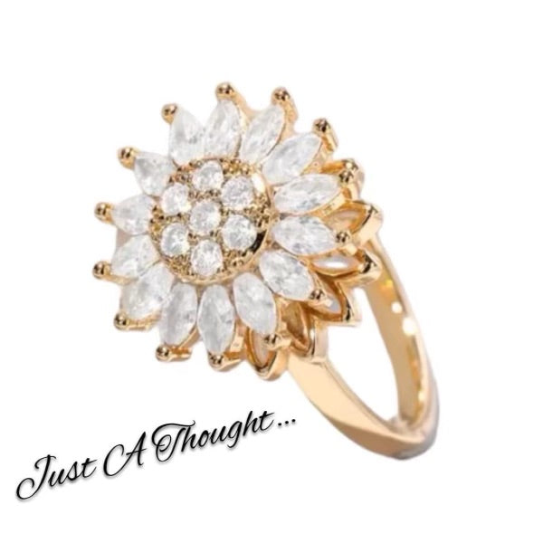 Rotating Flower Ring