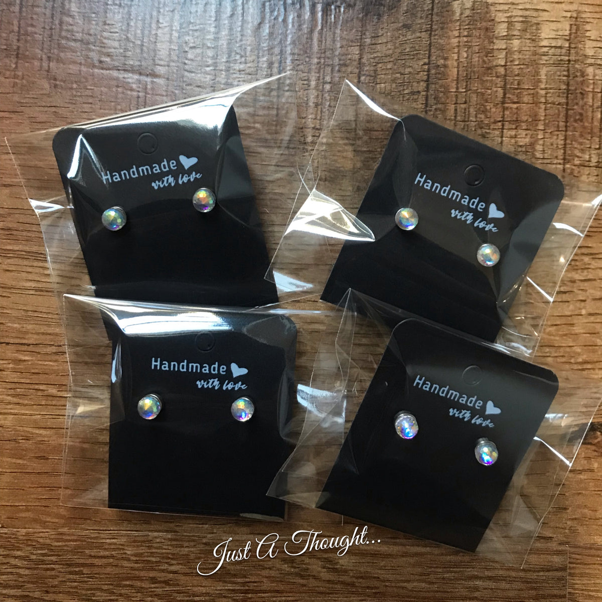 Oil Spill Stud Earrings