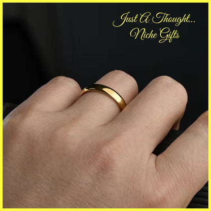 Antique Gold/Silver Wedding Band Ring