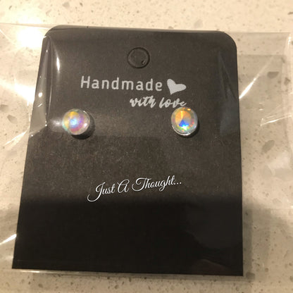 Oil Spill Stud Earrings