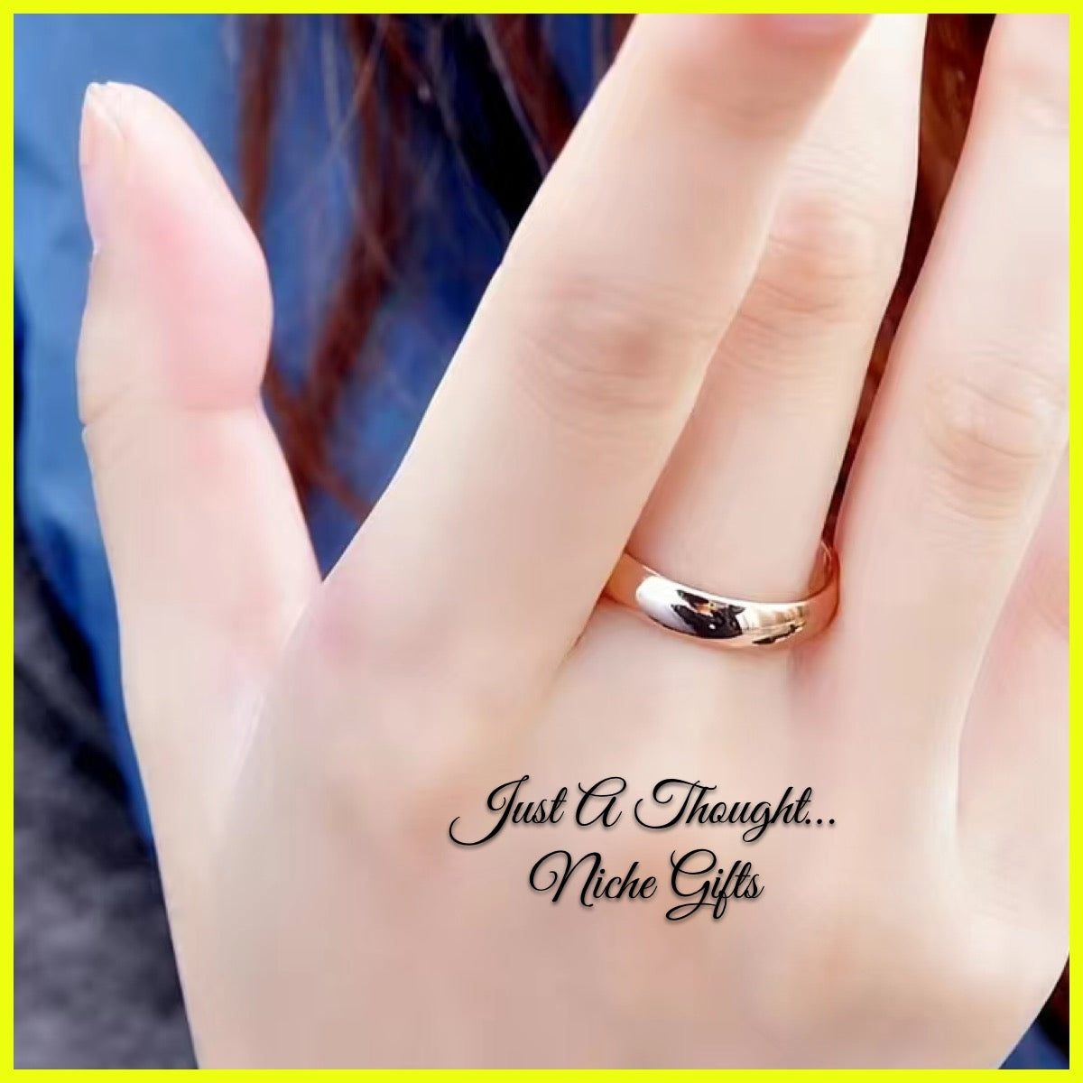 Antique Gold/Silver Wedding Band Ring