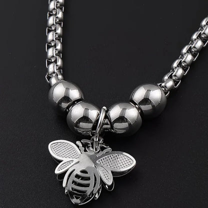 Stainless Steel Bee Bracelet