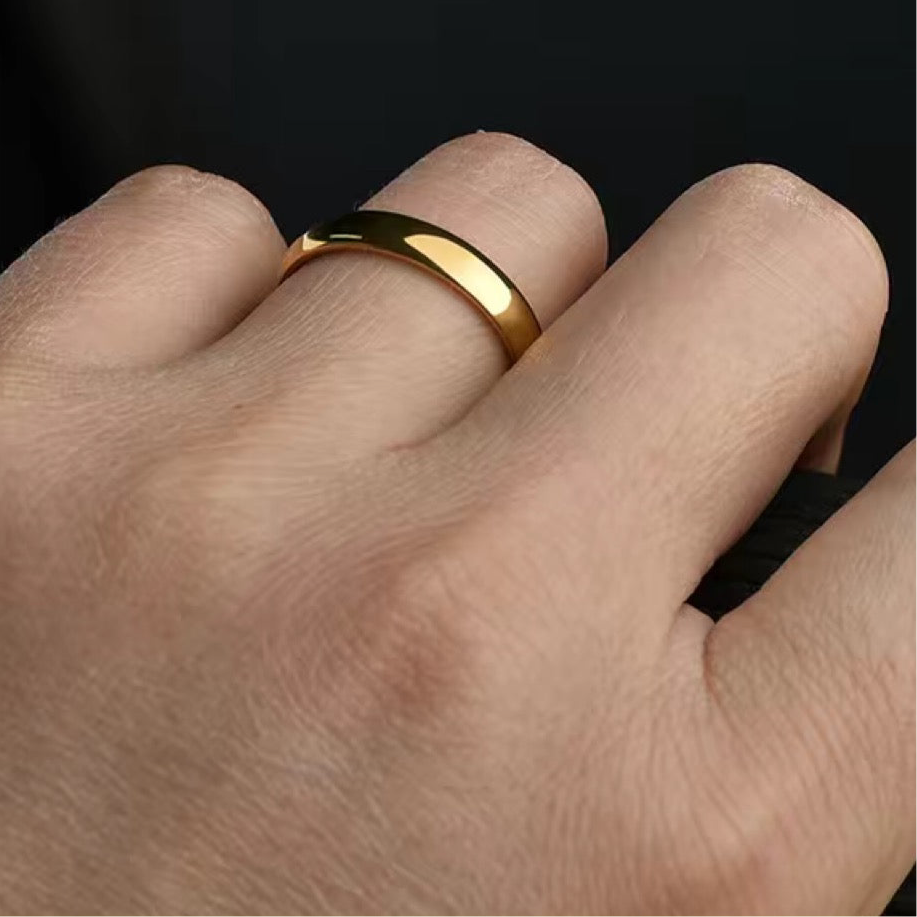 Antique Gold/Silver Wedding Band Ring