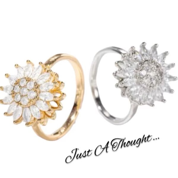 Rotating Flower Ring