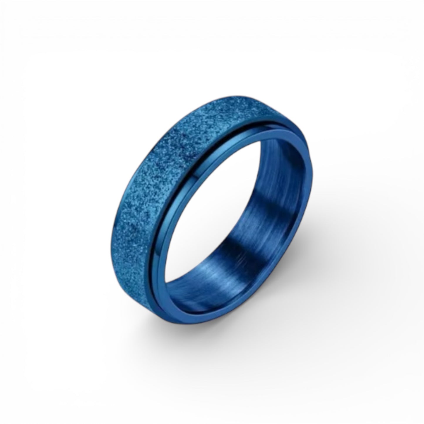 Frosted Anxiety Spinner Ring