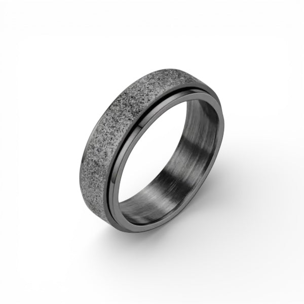 Frosted Anxiety Spinner Ring