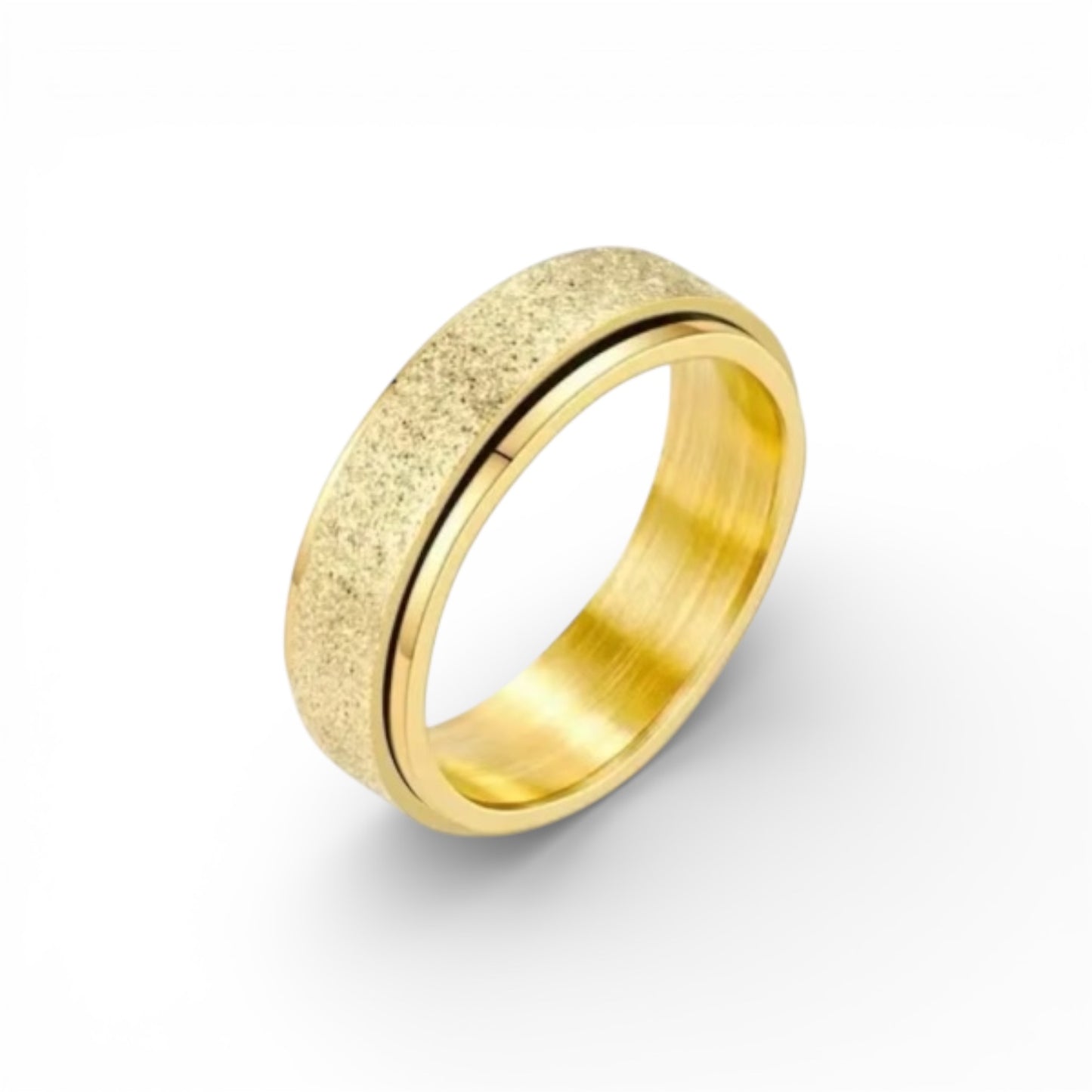 Frosted Anxiety Spinner Ring