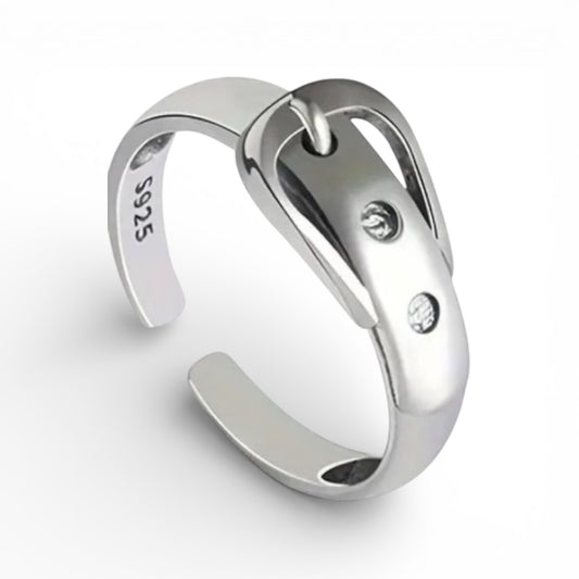 Belt 925 Silver Ring